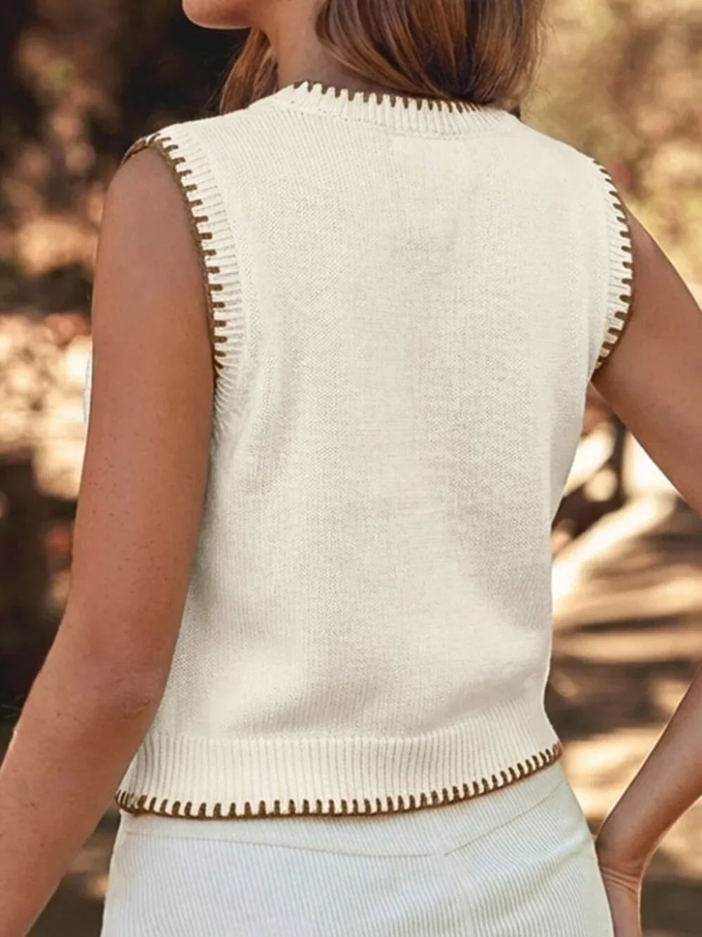 Multicolor Women's Casual Rodeo Sweater Vest